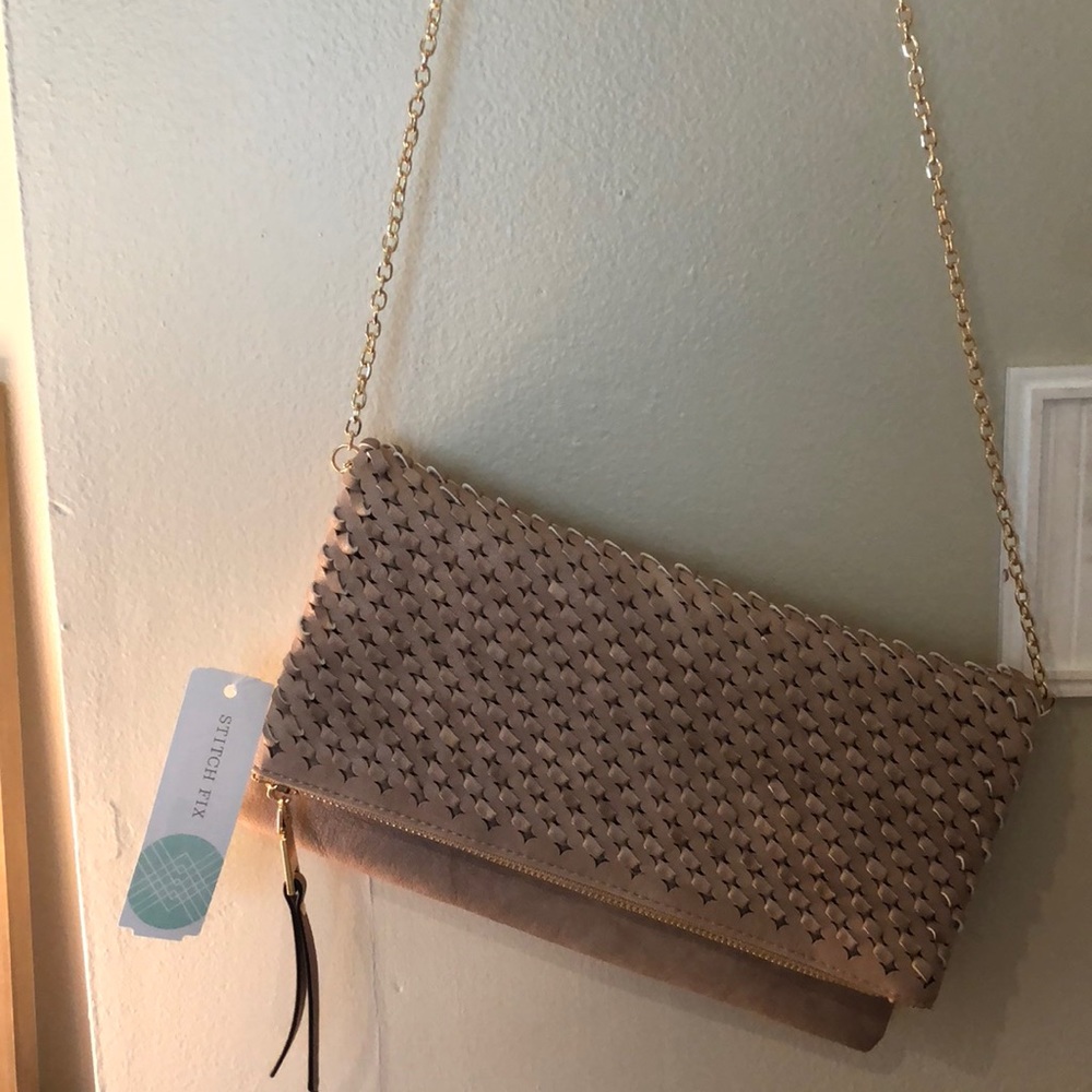 Stitch Fix cross body clutch. NWT